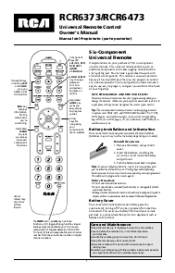 Universal remote control instructions